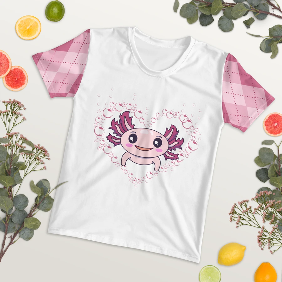 Pink And White Axolotl T-Shirt product image (3)