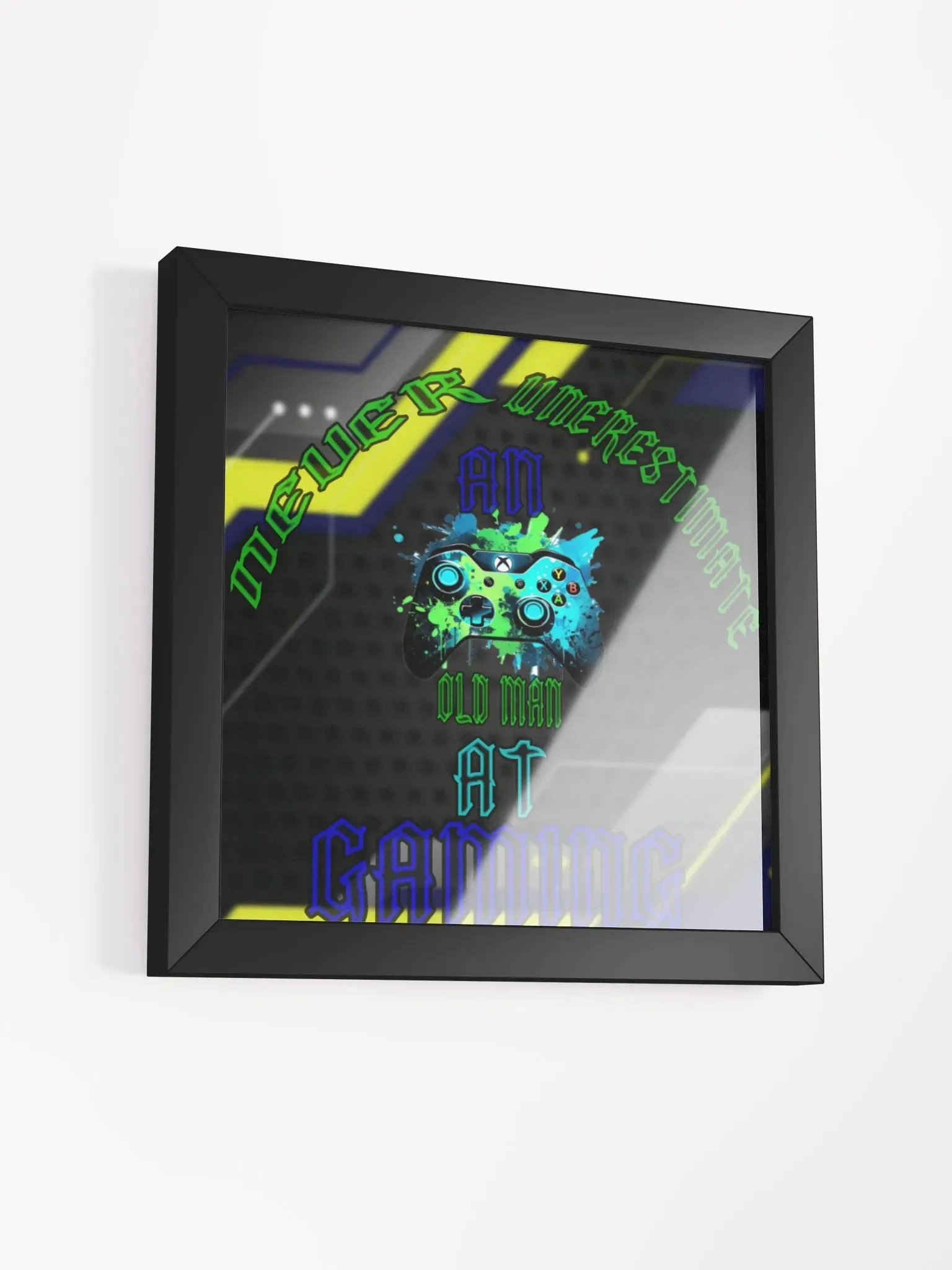 old man gaming poster product image (3)