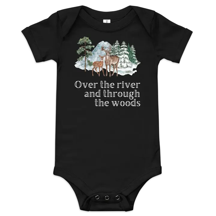 Over the River and Through the Woods Baby Bodysuit product image (1)