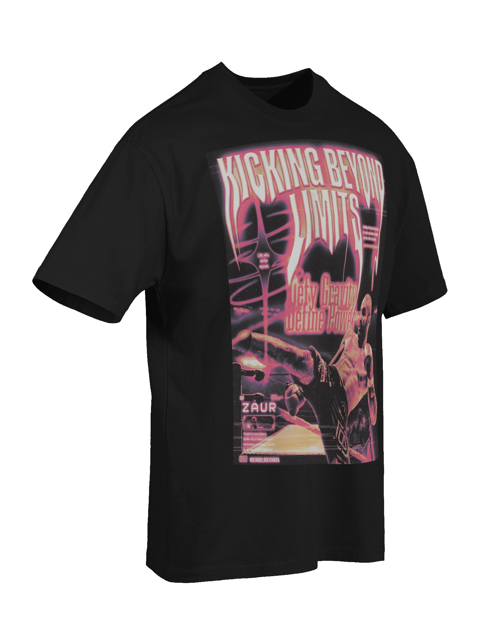 Oversized Tee - Kicking Beyond Limit by Zaur Dzhavadov product image (20)