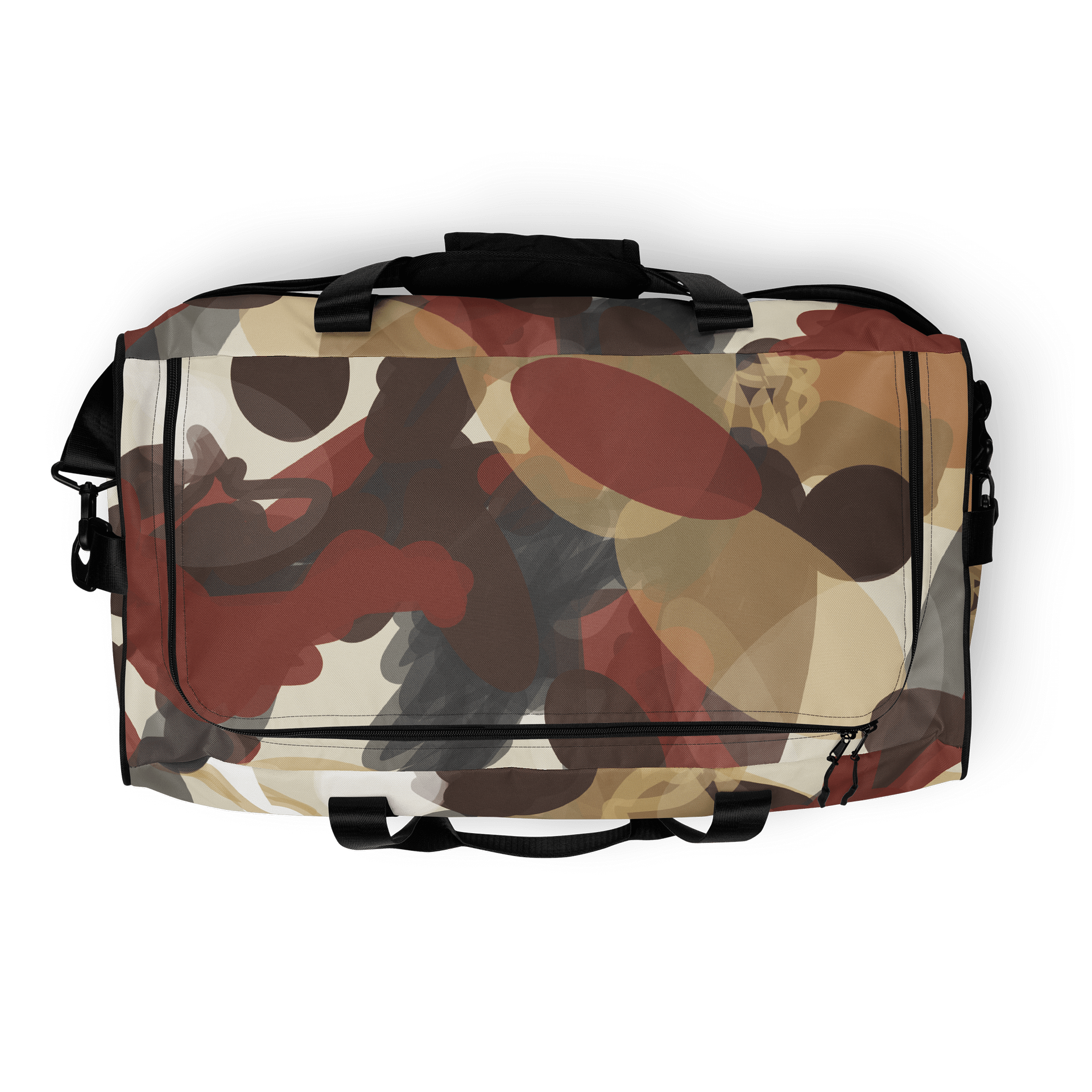 Vibrant Chaos All-Over Print Duffle Bag product image (8)