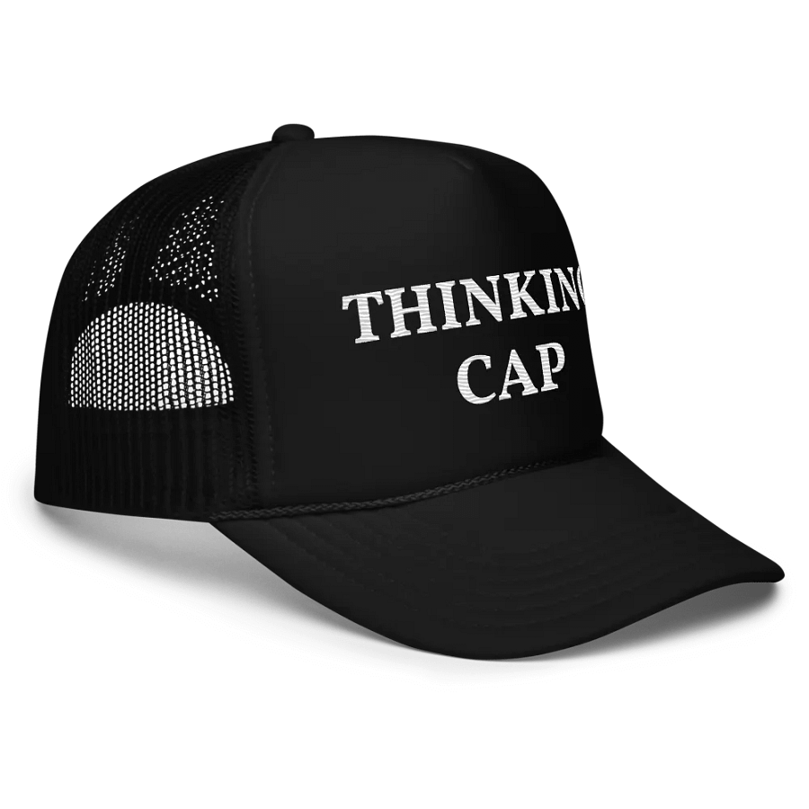 Thinking Cap - Funny Pun - Embroidered Hat Trucker Cap product image (3)