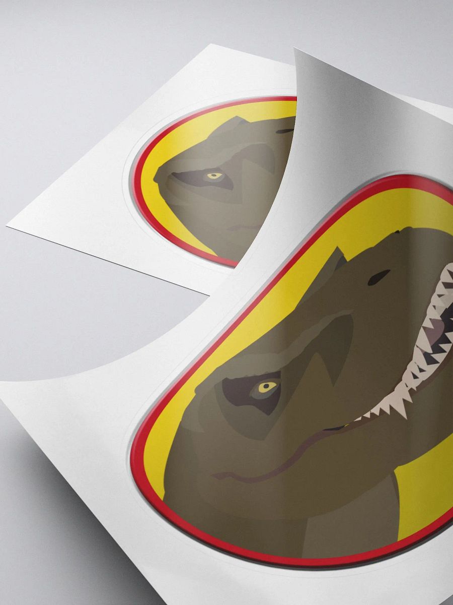 T-REX SHOW: T-Rex Circle Sticker product image (4)