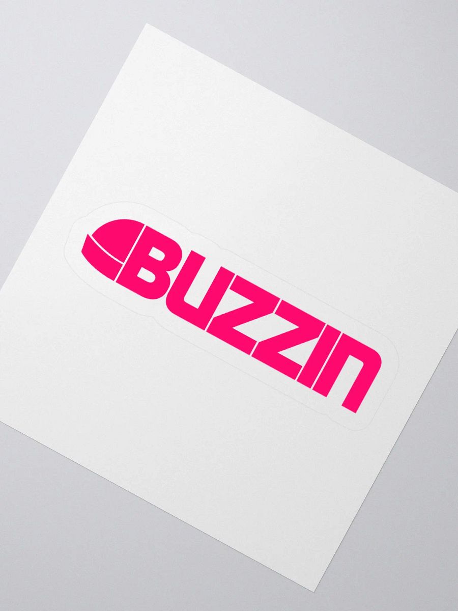 BuzzIn Red Logo Sticker product image (4)