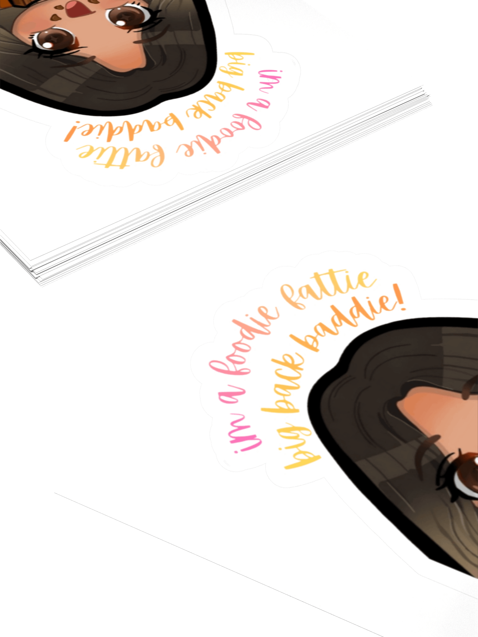 Foodie Fattie Big Back Baddie Sticker product image (12)