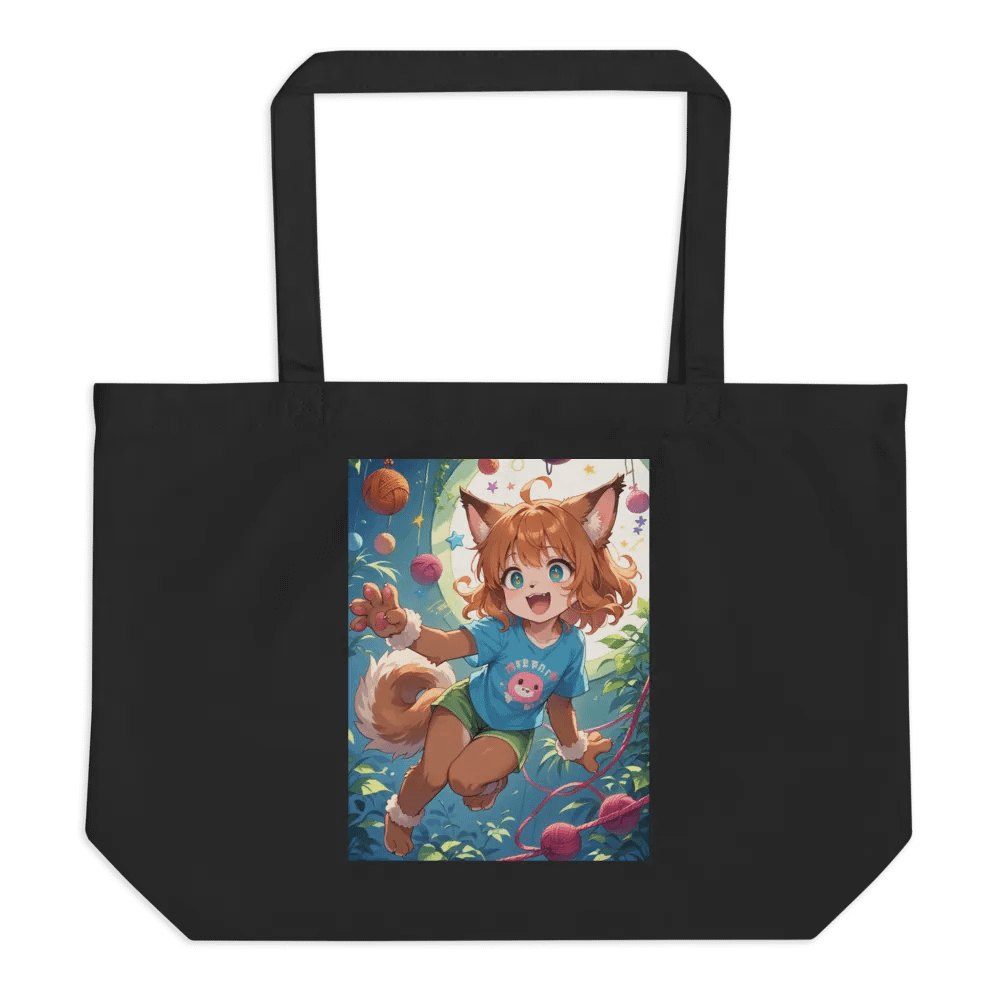Animated Cat Girl Eco Tote product image (1)