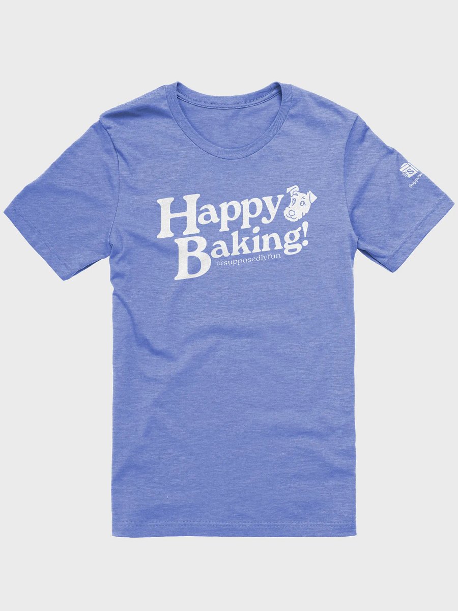 Happy Baking T-Shirt with White Text product image (1)