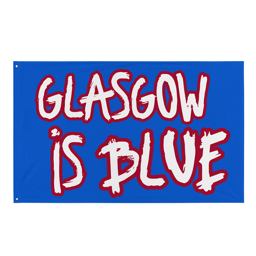 UBC "Glasgow Is Blue" Flag product image (1)