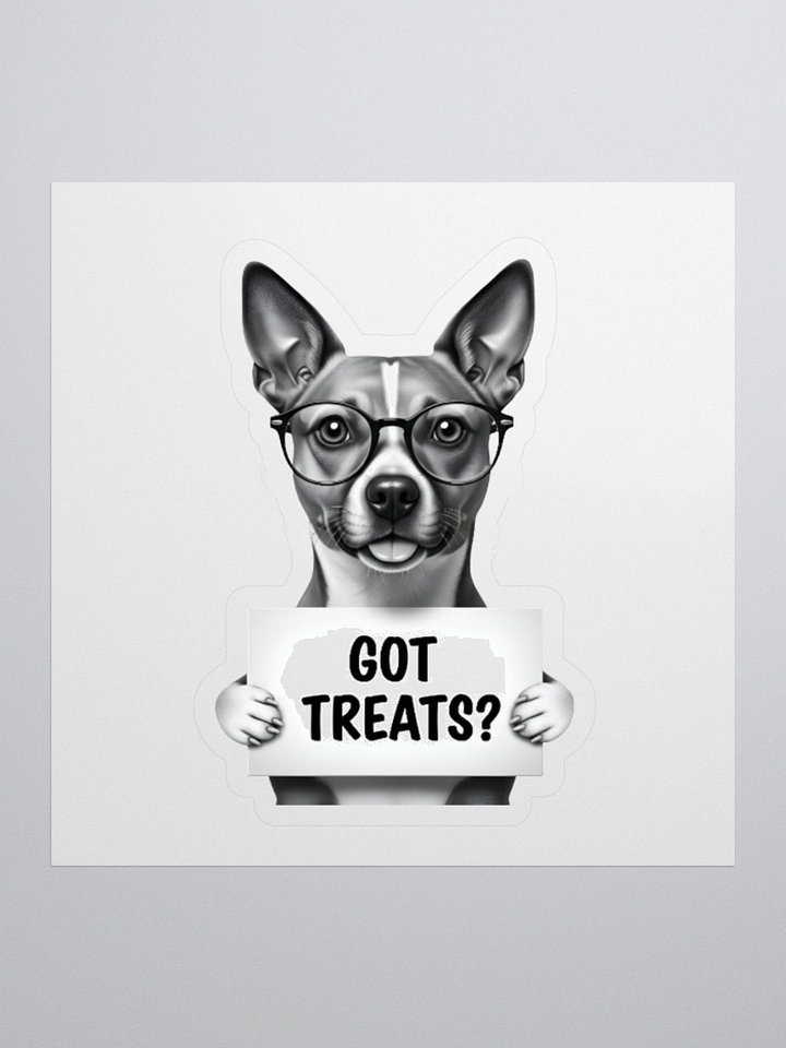 Got Treats Potcake Sticker product image (1)