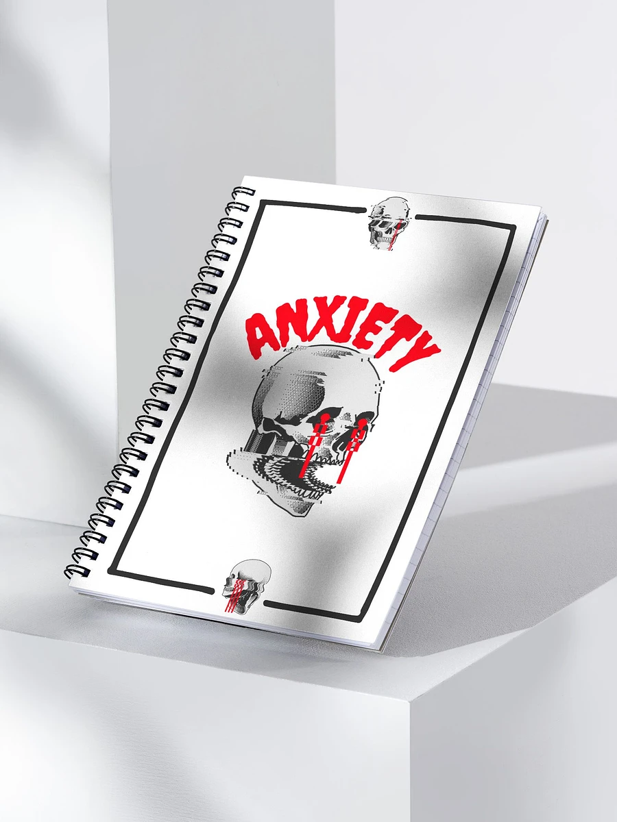 Anxiety spiral notebook product image (4)