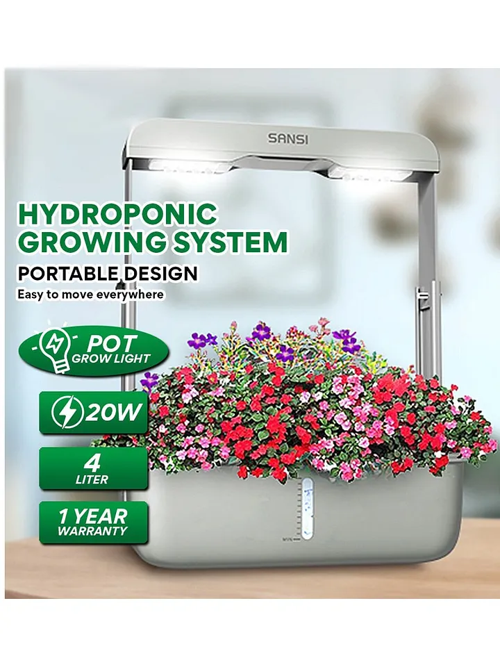 SANSI 20W Hydroponics Growing System | Indoor Garden with LED Grow Light product image (1)