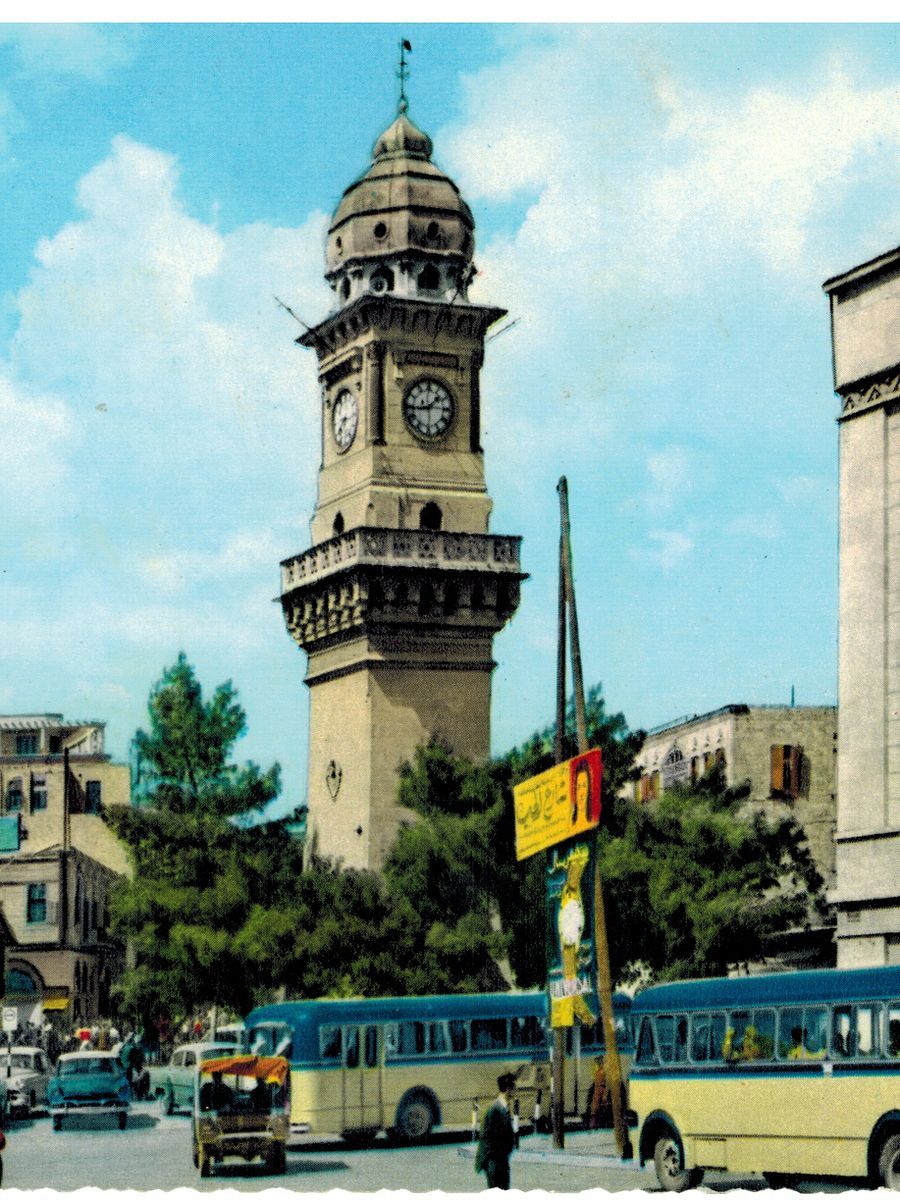 حلب ساحة و ساعة باب الفرج 1966 - صورة رقمية product image (3)
