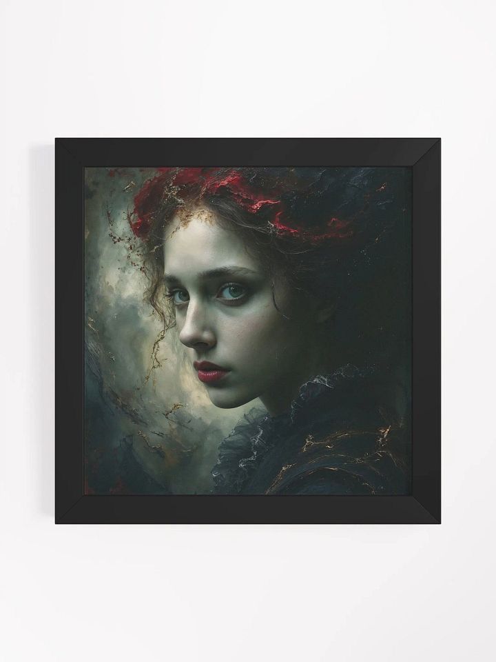 Gothic Muse Portrait Framed Matte Art Print product image (3)