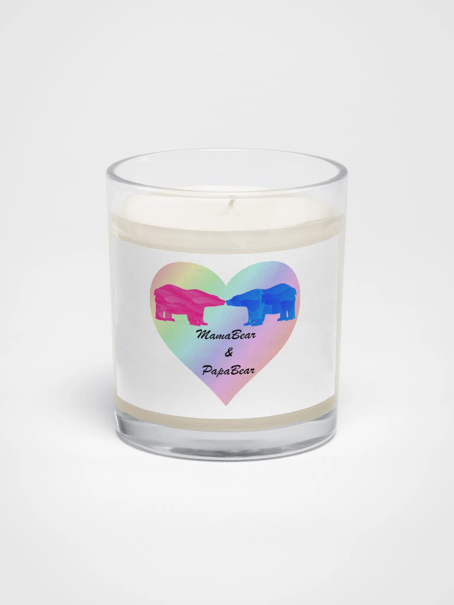 Mama & Papa Bear Candle product image (1)