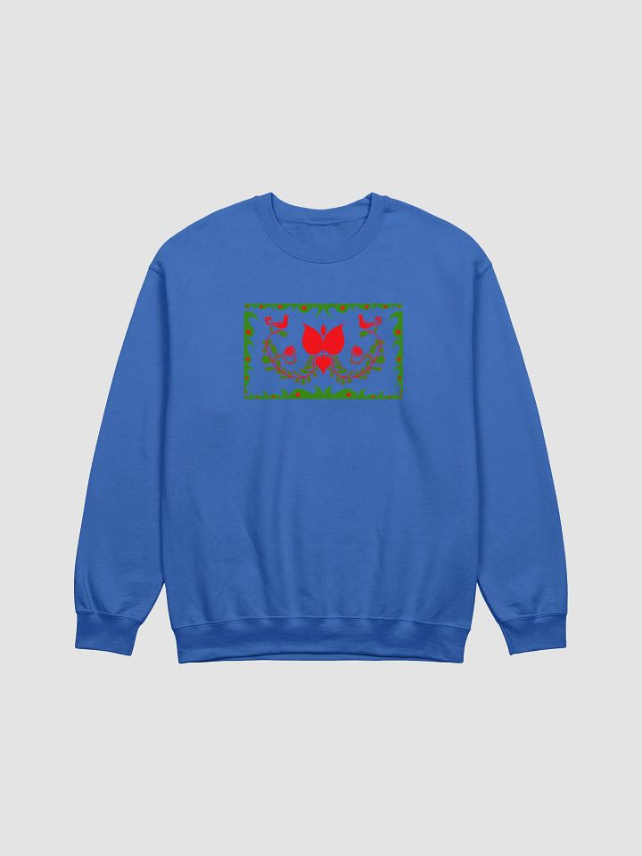 Hungarian Floral Blues Harmony Crewneck Sweatshirt product image (1)