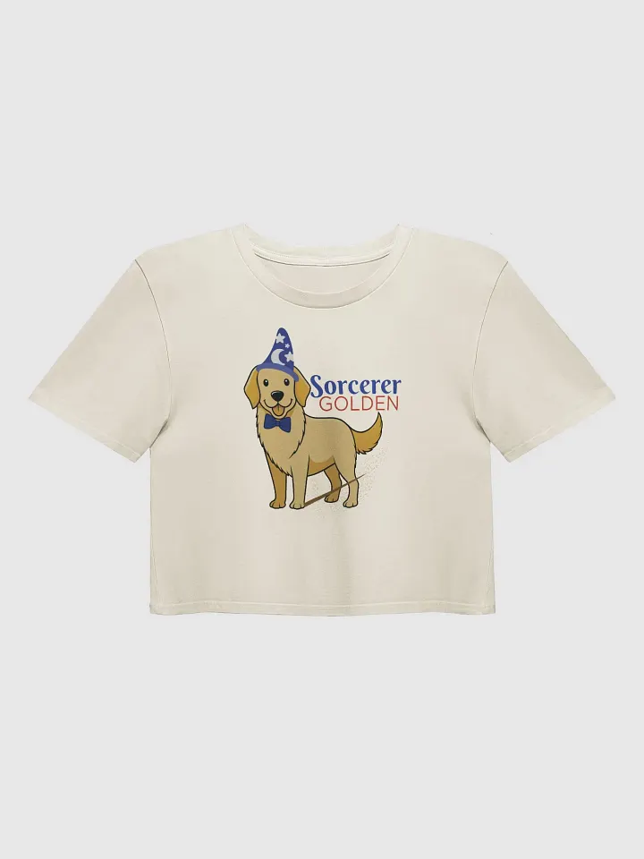 Sorcerer Mickey Mouse Golden Retriever Crop Tee product image (2)