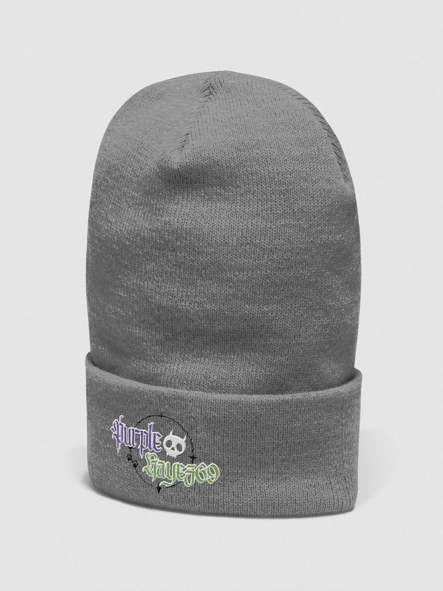 PurpleHayez69 logo Yupoong Cuffed Beanie product image (6)