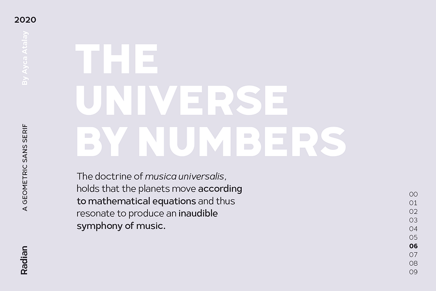 Radian | A Geometric Sans Serif Typeface product image (5)