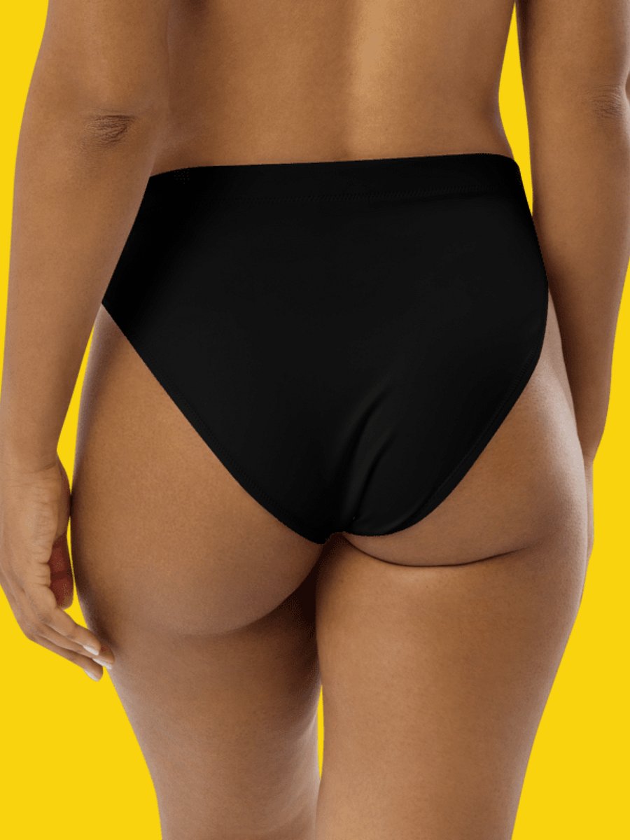 All-Over Print Recycled High Waisted Bikini Bottom | WIL Style product image (4)