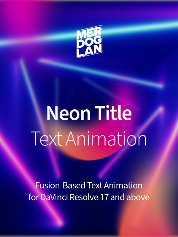 Neon Title Text Animation product image (1)