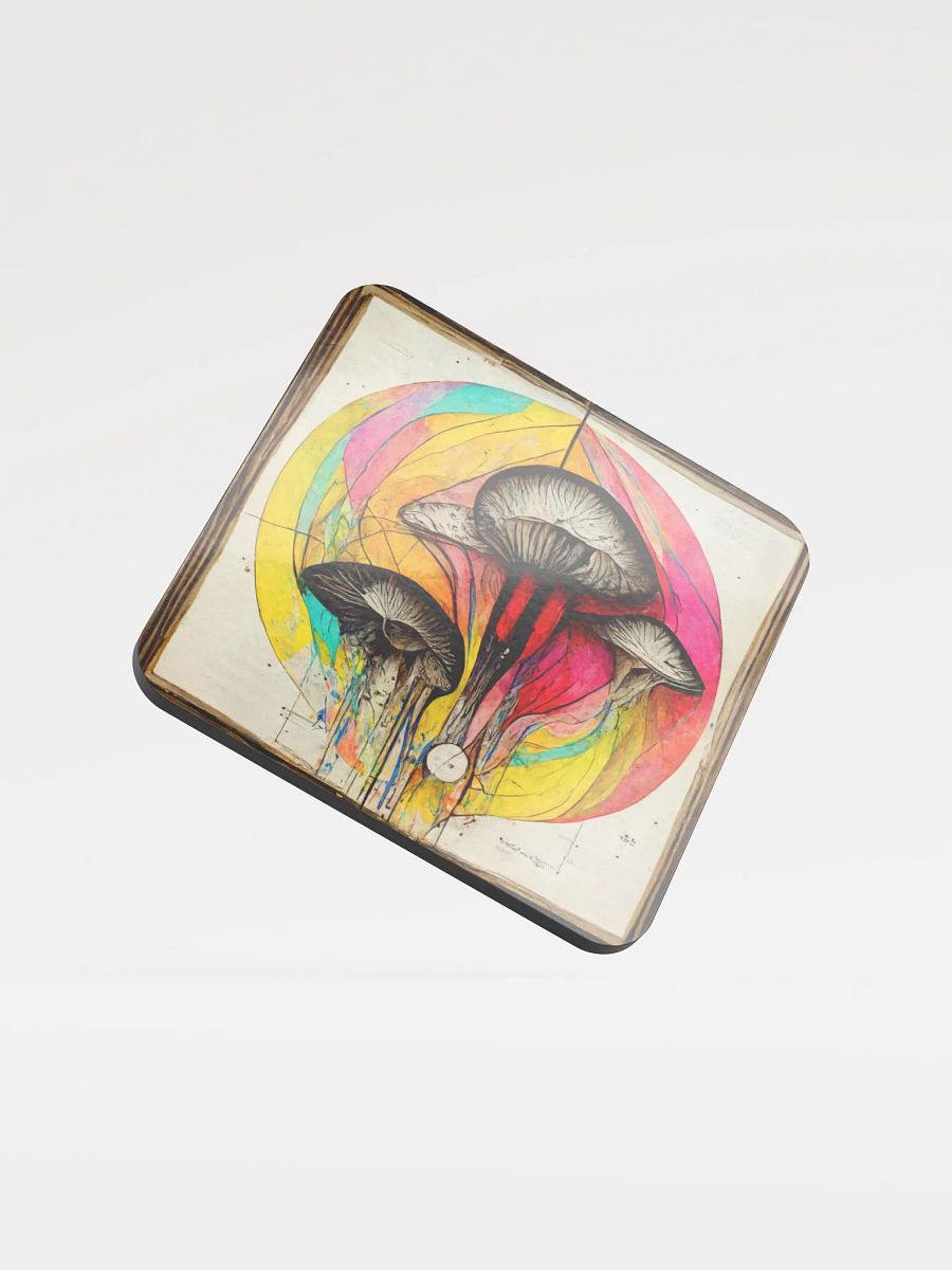 Psychedelic Shrooms Cork Coaster product image (1)