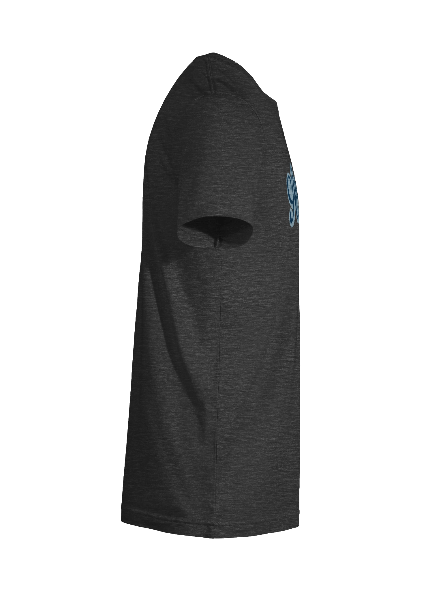 Anyway... Tshirt (Blue on blue solid) product image (12)