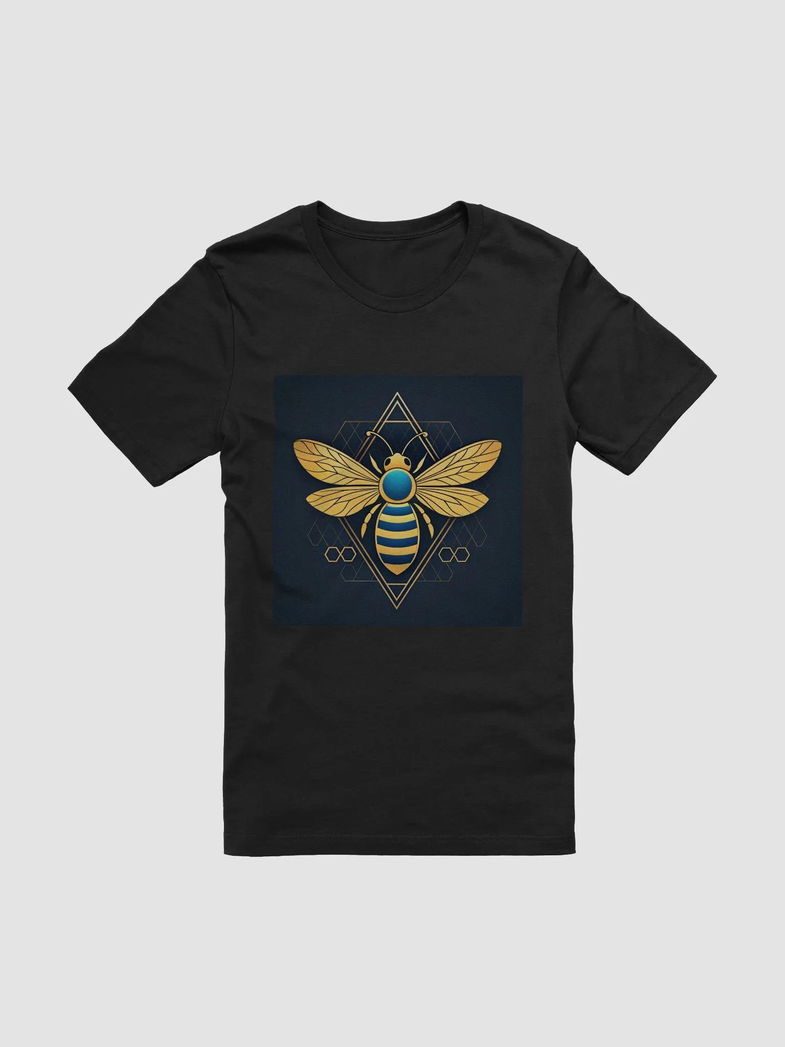 Geometric Bee Unisex T-Shirt product image (2)