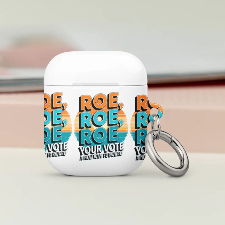 ROE FOR YOUR VOTE All-Over Print AirPods® Case product image (8)