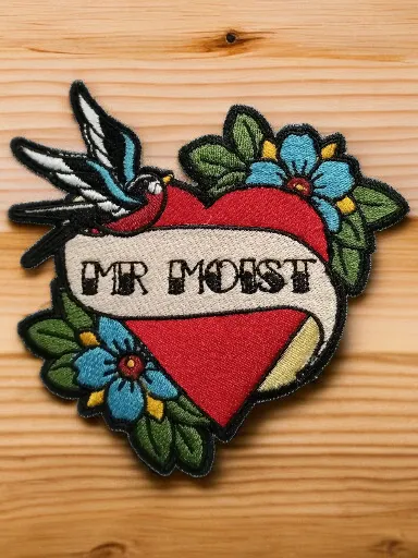 Mr Moist Tattoo Velcro Patch product image (1)
