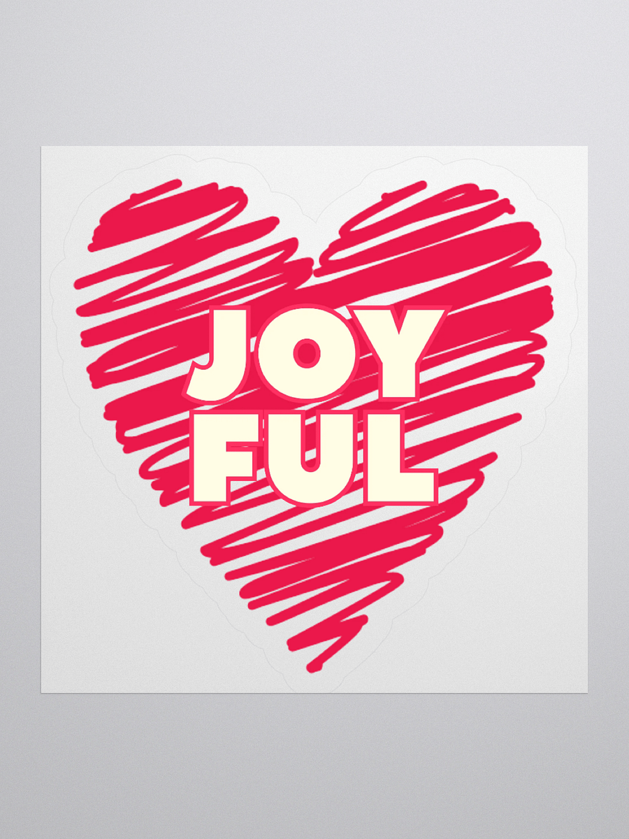 Joyful Heart Vinyl Sticker product image (1)