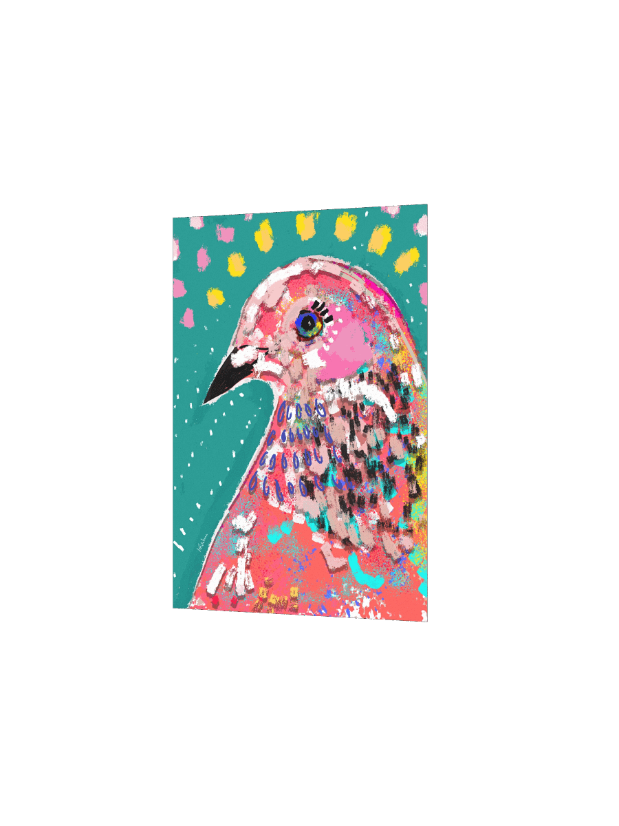 The Prettiest Pigeon - Premium Art Poster product image (2)