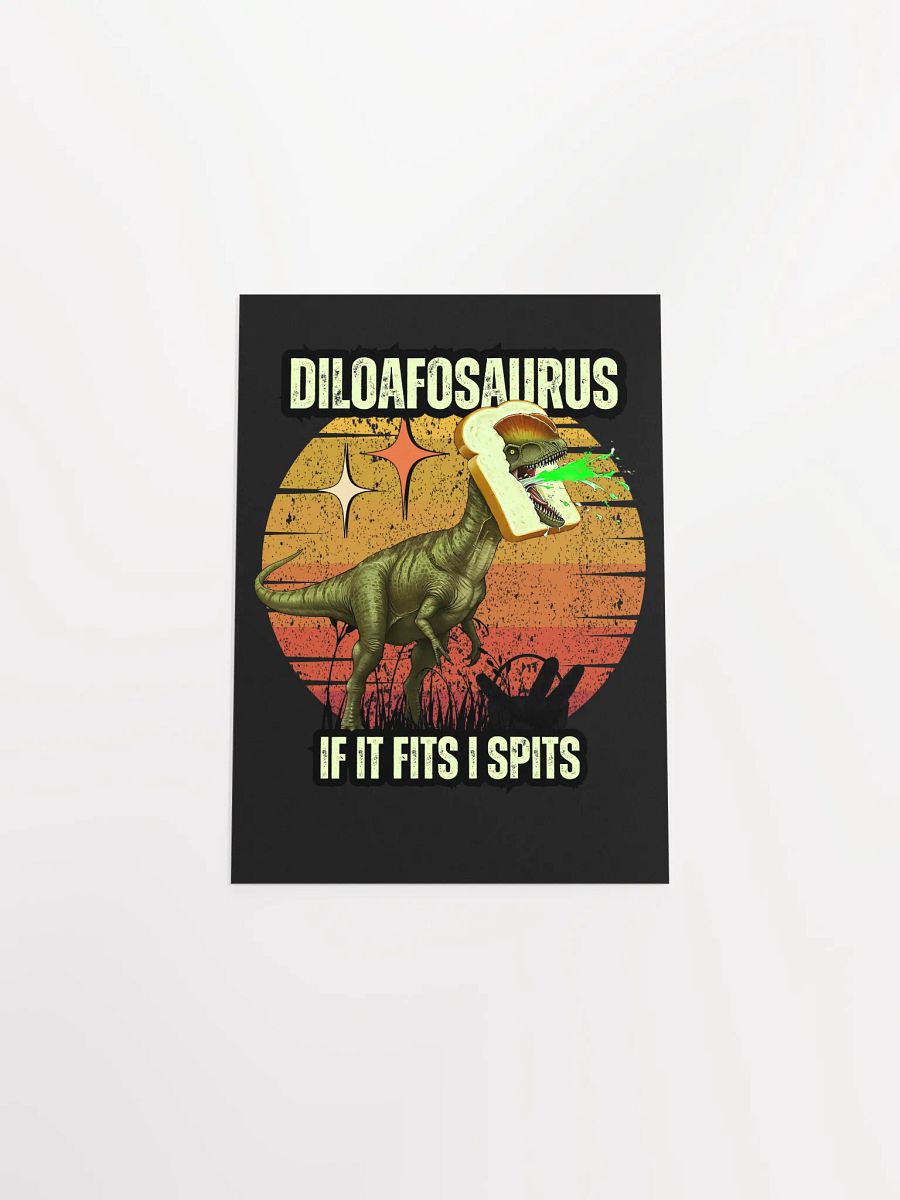 Diloafosaurus - Dilophosaurus and Bread Funny Art product image (4)