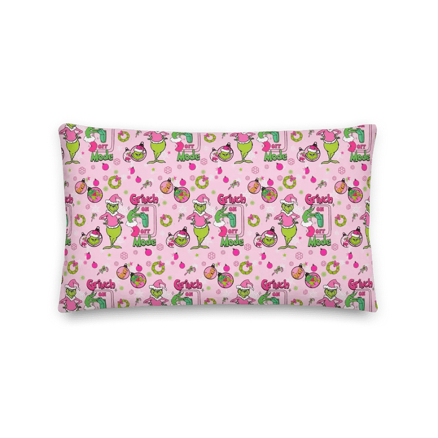 PINK GRINCH PILLOW product image (2)