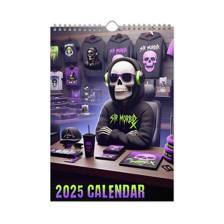 ''Morbid X & Friends'' Wall Calendar (2025) product image (1)
