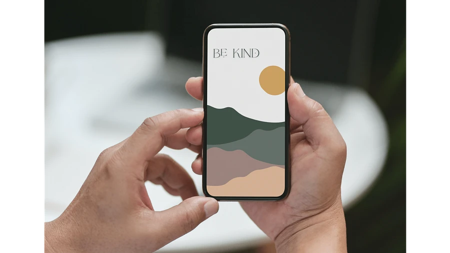 Be Kind Phone Wallpaper product image (3)