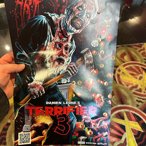 Went to the Terrifier 2 re-release tonight. It’s a film so nice, I saw it twice! Plus I got a poster and a T3 teaser out of t...