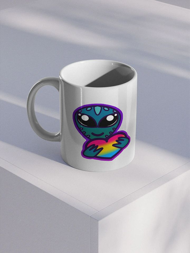 Pan Pride Heart Alien Mug product image (1)