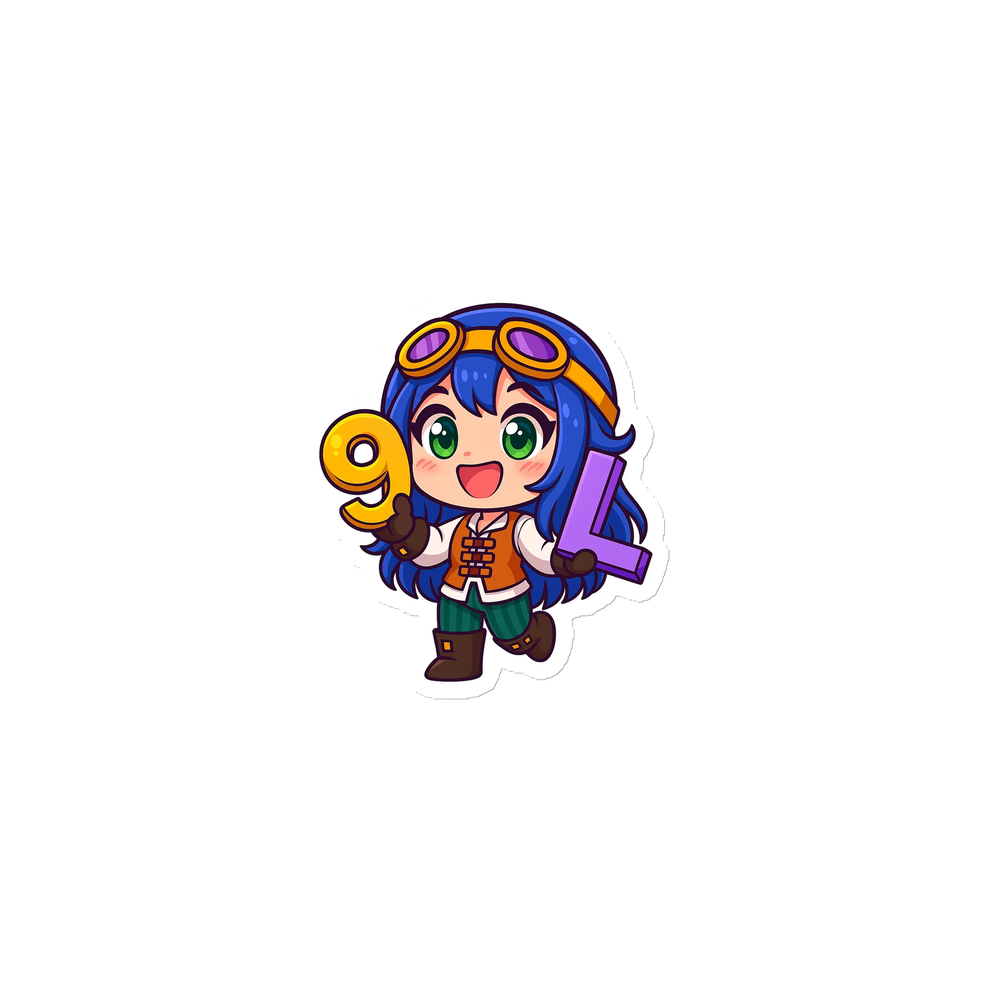 9LS4 Sh4d0wK1tty Die-Cut Magnets product image (1)