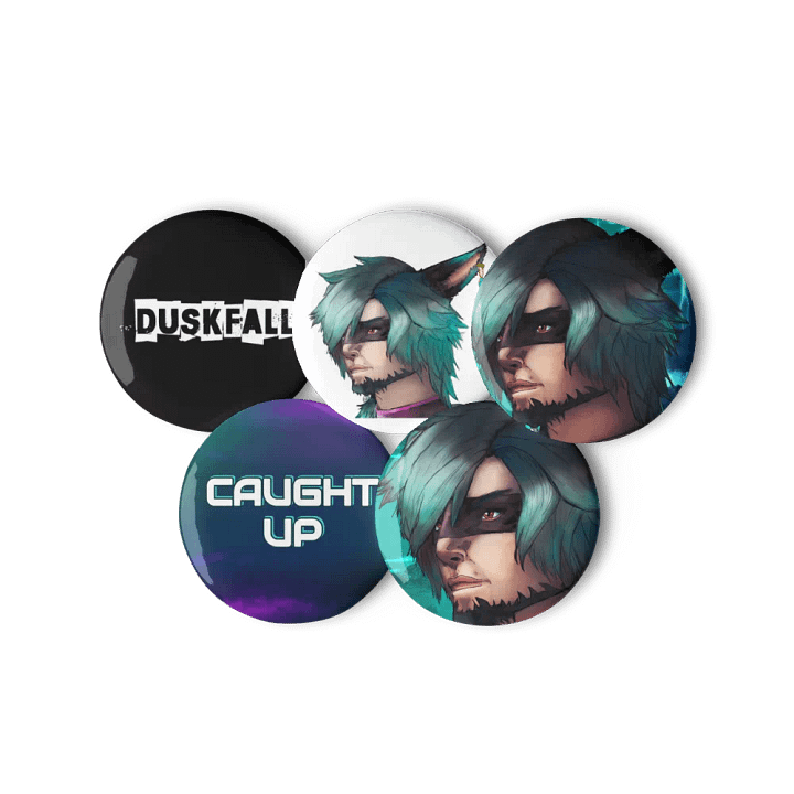 Caught Up - Miqo'te Pin Set product image (3)