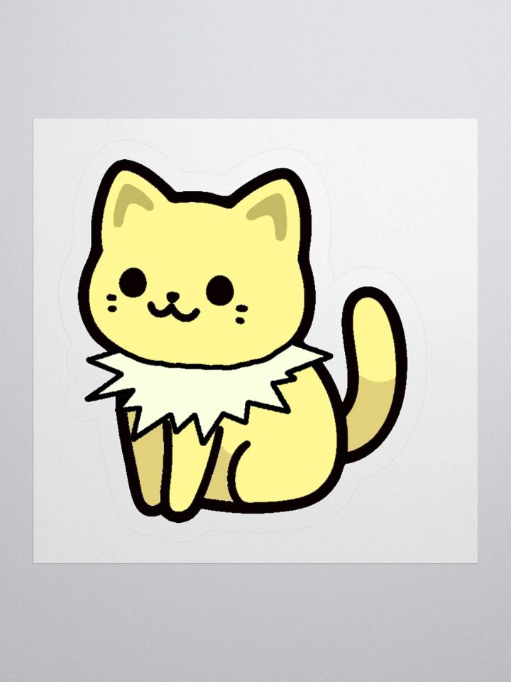 Special Cat Sitting Sticker product image (2)