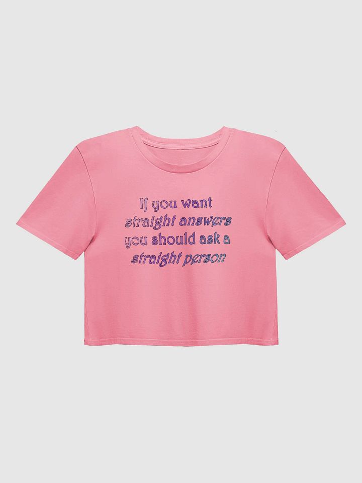 Straight Answers Crop Top product image (4)