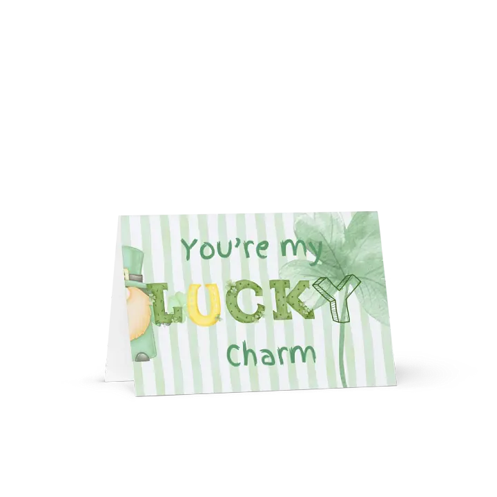 St Patrick's Day Card You're My Lucky Charm product image (2)