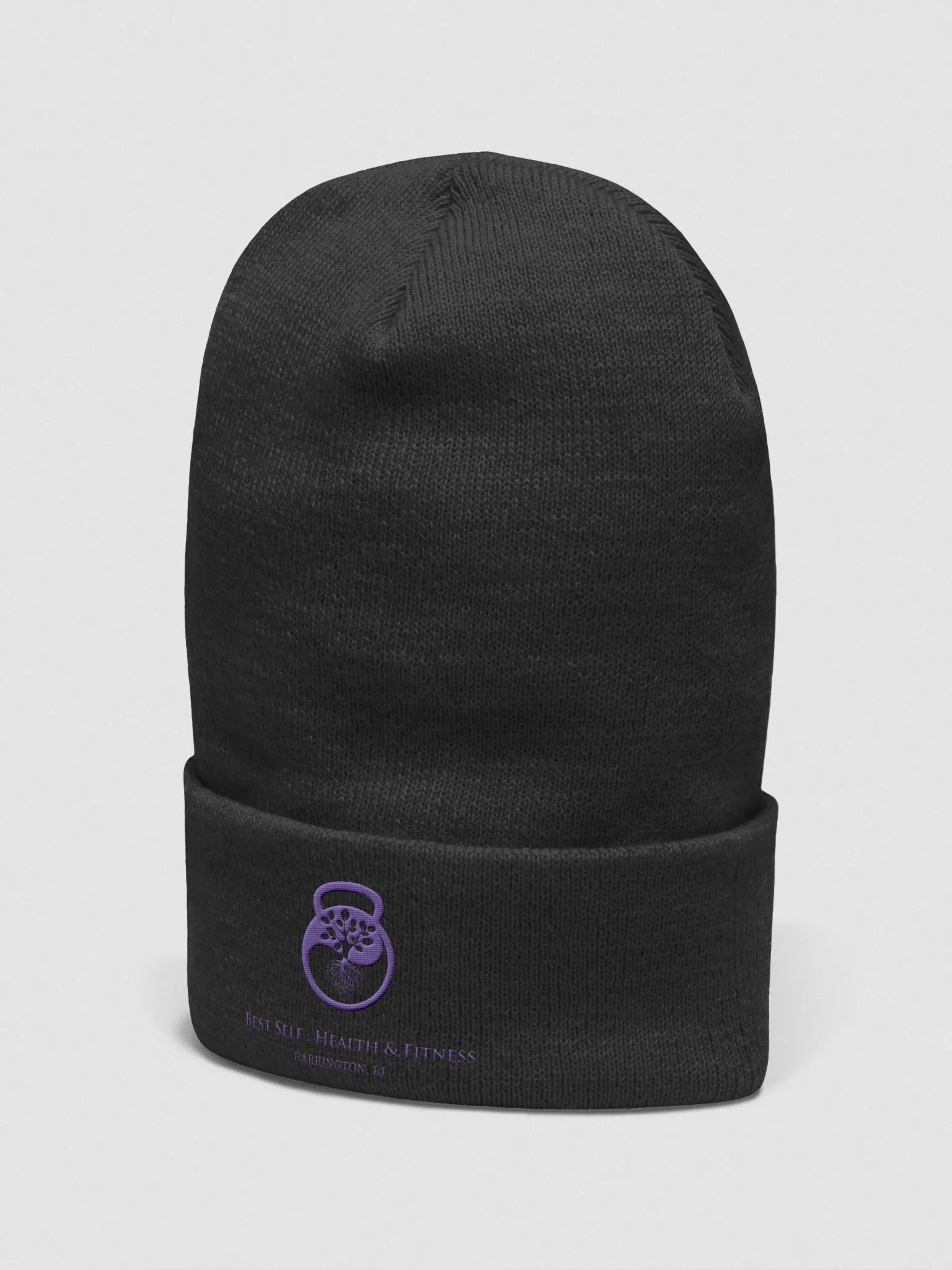 Best Self Beanie: Purple & Black product image (2)