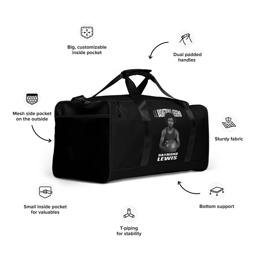 Legendary Afro Basketball Duffle Bag product image (20)