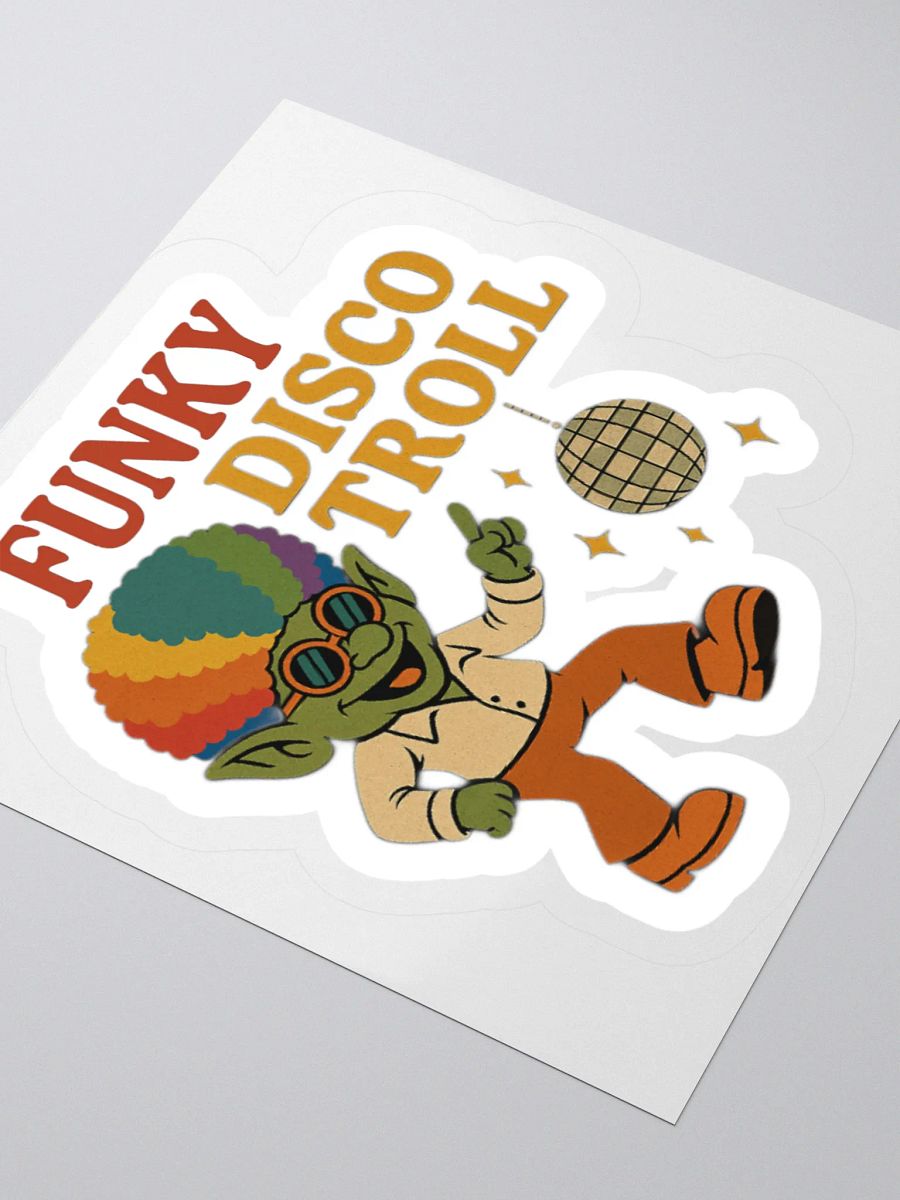 FDT Funky Disco Troll Sticker product image (3)
