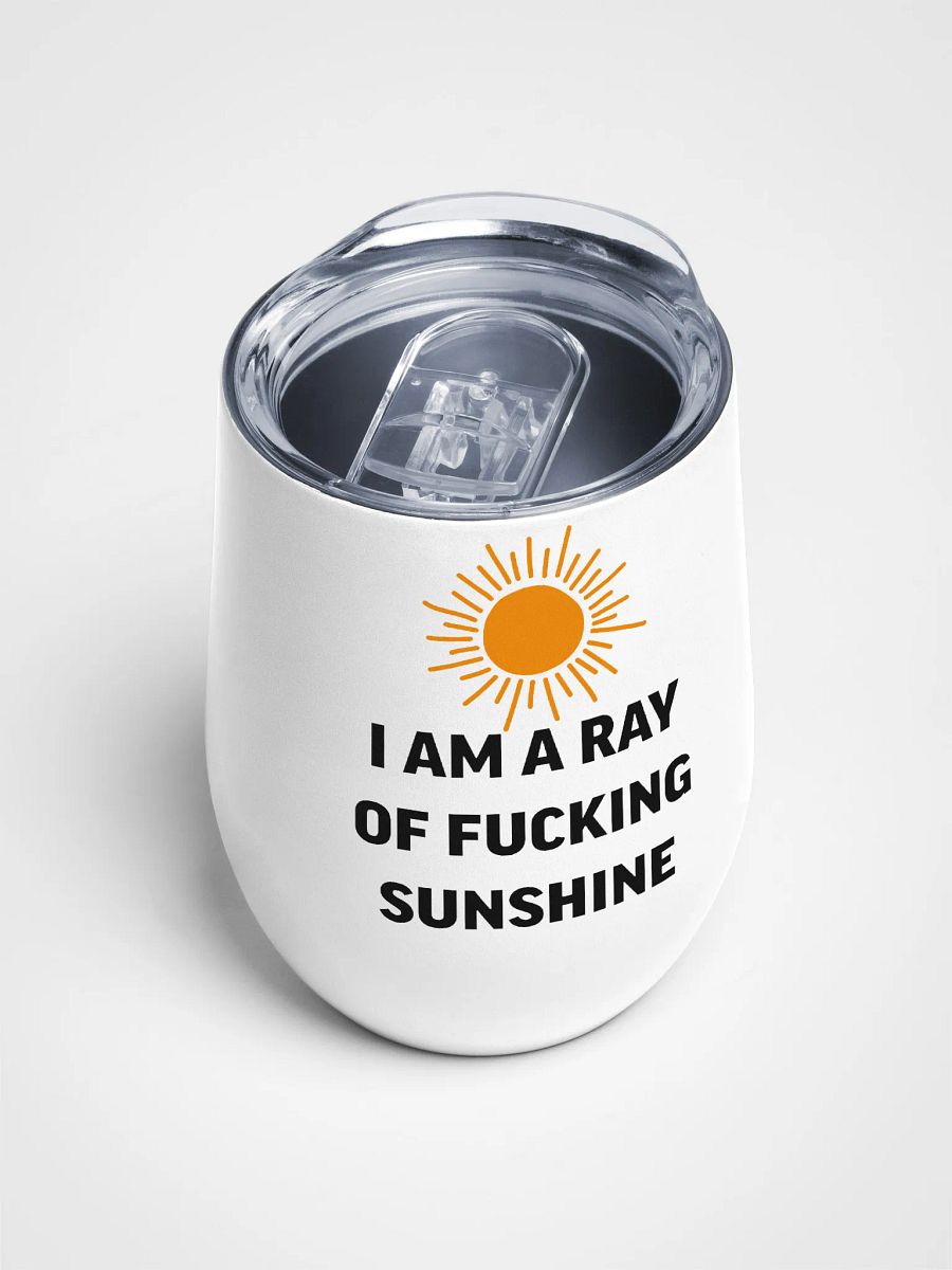 I am a Ray of Fucking Sunshine - Wine Tumbler product image (4)