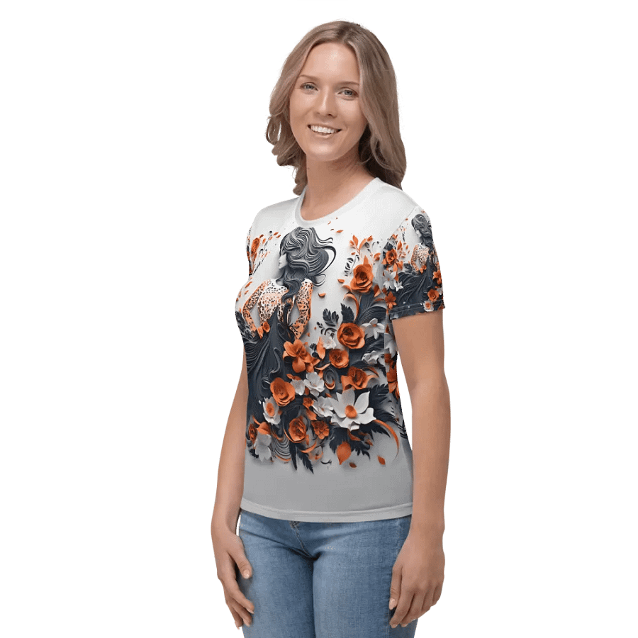 Girl floral T shirt product image (6)