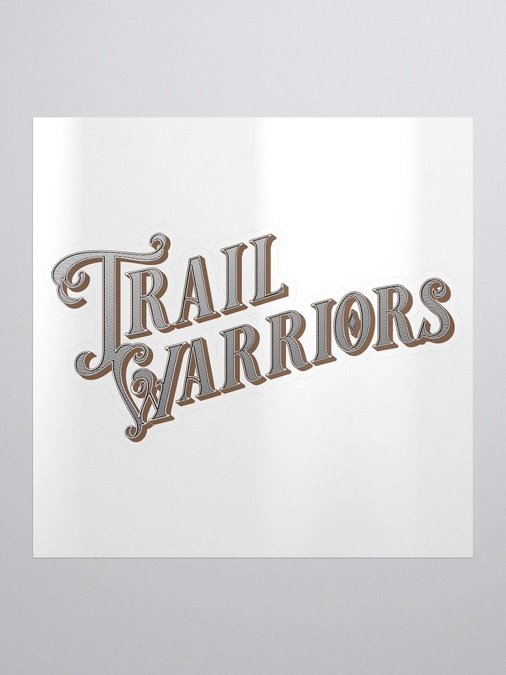 Brown w/ Gradient Classic Trail Warriors Emblem Sticker product image (1)