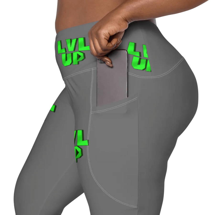 LVL UP Grey Yoga Pants product image (12)