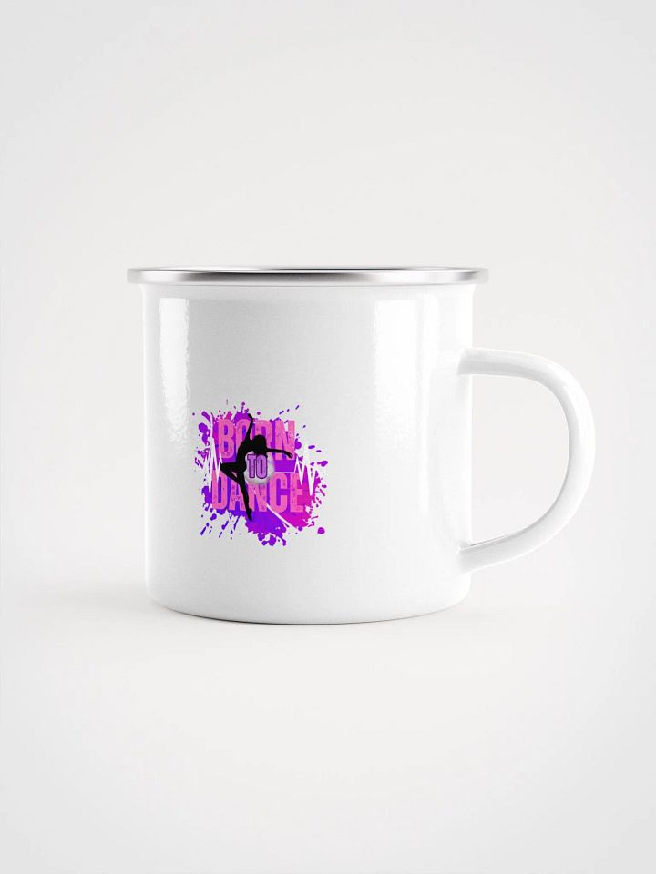 Born to Dance Her Silhouette Vibes Enamel Mug product image (1)